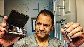 King C Gillette DE Safety Razor vs. the Gillette Heritage Razor &mdash; average guy tested #LIVE