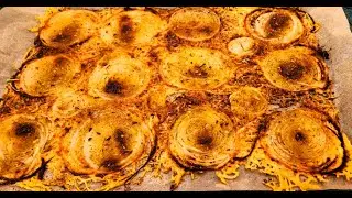 Crispy Onion Ring Chips چیپس پارمزان و پیاز