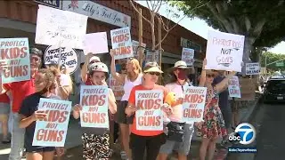 New gun store in Burbank causing uproar with some residents worried about gun violence | ABC7
