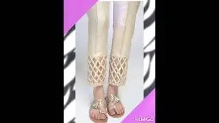 Jamawar  #PALAZZOS and #Pants designs Ideas
