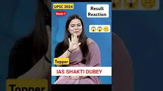 Result reaction IAS Shakti dubey || Upsc2024#upsc #ias #cse #motivation #study #aspirants #result