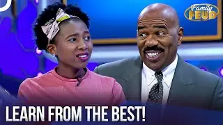 How to Slide Into the DM's With Uncle Steve! | Family Feud Classics