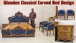 Wooden Classical Carved Bed | High Quality Material | Worldwide Delivery | Direct Factory Price |