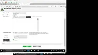 Creating a Network Folder Scan on a Lexmark  XC4140