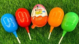New Glitter Rainbow Lollipop Candy I Cutting| ASMR | Satisfying Video