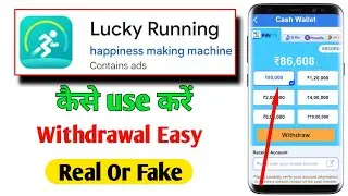 lucky running app real or fake | lucky running withdrawal | m ki tech