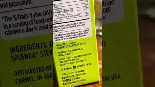 Splenda Stevia sweetener  NOT KETO FRIENDLY