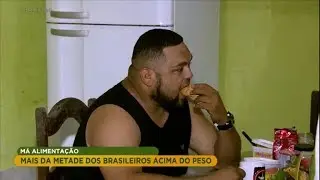 Mais da metade dos brasileiros est&atilde;o acima do peso