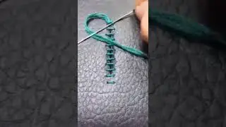 cara menjahit tangan yg rapi part1