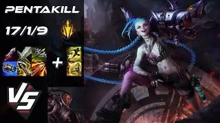 BOTTOM Jinx vs Lucian [PENTAKILL] - NA Grandmaster Patch 26.3