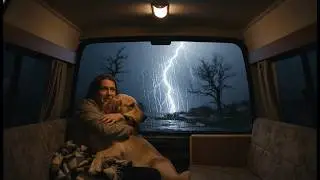 TRAPPED ALONE: Van Almost Tipped Over In 70MPH Hurricane Winds | Scary Solo Female Van Life