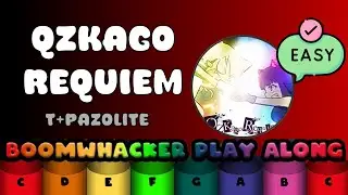 Boomwhacker Play Along- QZKago Requiem for Beginners [Easy]