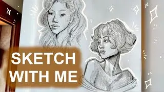 Draw With Me || Cozy Sketchbook || How I Draw Faces
