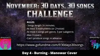 MisterMyr - Burning - Manowar Cover #30days30songs