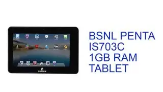 BSNL PENTA IS703C 1GB RAM TABLET Specification [INDIA]