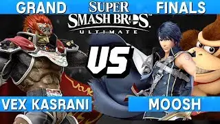 Smash Ultimate Tournament Grand Finals - Moosh (DK / Chrom) vs Vex Kasrani (Ganondorf) - S@LT 179