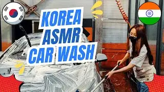 India VS Korea ASMR Car Wash Experience | K Sloth in India