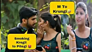 Prank on my love !! smoking prank !! Prank on boyfriend !! prank on Ankush Rajput ! Simran Manchanda