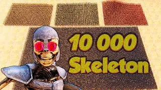 10000 Skeleton Warrior vs 6000 Stickman! Ultimate Epic Battle Simulator