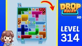 Drop Away Level 314 Solution Walkthrough