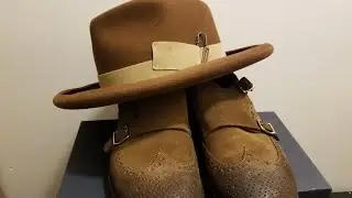 How to wear Hat Styles and Shoe Styles: Double Monkstrap Oxfords, Suede Lug Work Boots, etc