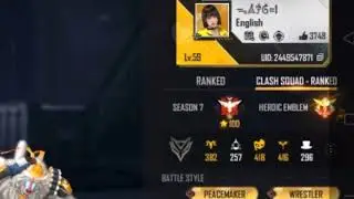 Free fire I'm heroike 100 #freefire#fighter#freefireXstreetfighter#ACEYourknockouts#badge 997million