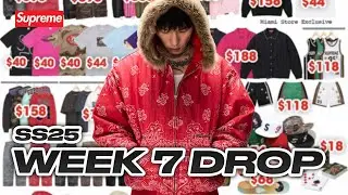 Supreme SS25 Week 7 Full Droplist!!! Best Items To Resell?