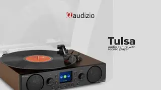 Audizio Tulsa Audio Centre - Record Player and DAB+ Radio