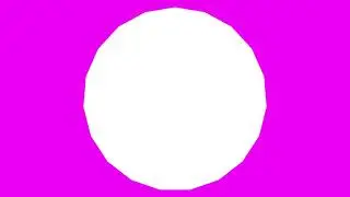 White Enneadecagon Magenta Background Scale Down