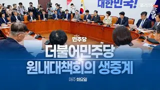 더불어민주당 원내대책회의 생중계 - 11월 25일