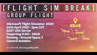 #1 - MSFS Multiplayer Event - Belgium - Flight Sim Break - Microsoft Flight Simulator