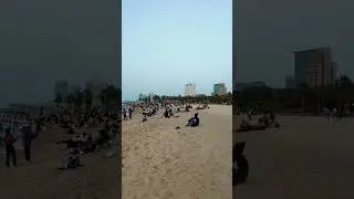 The best sea beach in the Kuwait is marina beach salmiya | people's are enjoying the sea vibes