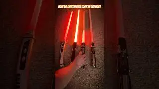 Orange&hellip; Lightsabers? #starwars