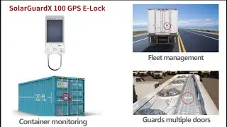 Первый в мире электронный замок с GPS и 4G-питанием от солнечной энергии &mdash; SolarGuardX 100 Навесные замки для контейнеров и грузов
