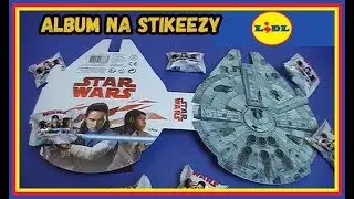 Unboxing albumu na Stikeezy z Lidla Star Wars + 7 saszetek! Sok&oacute;ł Milenium.