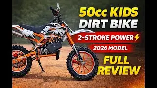 New 50cc 2-Stroke Kids Dirt Bike 2026 🏍️ Unboxing & Test Ride