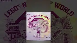 LA MIA NUOVA BANCONOTA SOUVENIR DA ZERO EURO DI LEGOLAND GERMANIA BANKNOTE GERMANY