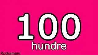 Telle til 100 p&aring; Norsk - Norwegian numbers 1-100