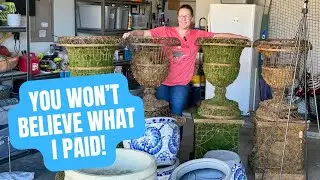 You Won't BELIEVE How Much I Paid! || Garden Finds On Facebook Marketplace 🌷 || Garden Decor Ideas