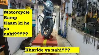 Motorcycle ramp Good or bad for small workshop||  INDORE MECHANICS