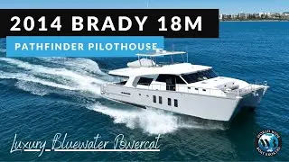 Приезжайте на экскурсию на этом РОСКОШНОМ моторном катамаране Brady 57 Pathfinder Pilothouse 2014...
