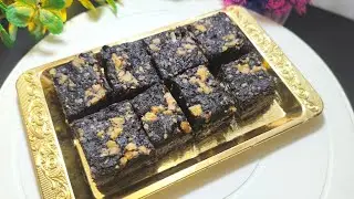Шоколадный брауни с рифленой корочкой | Рецепт брауни без яиц | Брауни без духовки |
