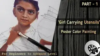 Poster Color Painting Process | Part - 1 |  @pankajparki6605