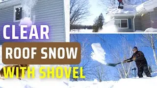How to Clear Snow Off Your Roof Snow Removal Shovel With Extra More Enjoy 🤣 Best Snow Shovel Review
