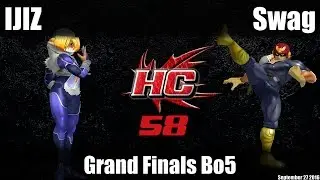 HC58 Melee Grand Finals Bo5: IJIZ (Sheik) vs Swag (C.Falcon)