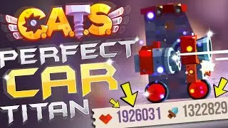 Perfect Car (Titan) - Best Build | Cats Game Crash Arena Turbo Star: He destroy prestige machines