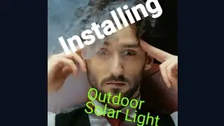 Installation Bionic Solar Spotlight #installation #solarlight #spotlight #solar  #outdoorlight #diy
