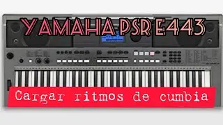 Yamaha PSR E 443 Características como pasar ritmos de cumbia