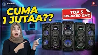 5 Speaker Karaoke GMC 1 Jutaan Terbaik 2026 - Full Bass & Cocok Buat Hajatan!