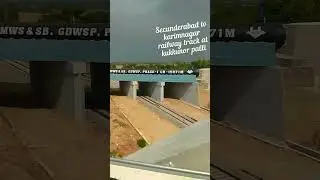 secunderabad to karimnagar train track🚊🚄 #telugutraveller  #shotsvideo #shorts #railway